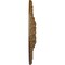 Ekena Millwork Vaduz Medallion (Canopies up to 3 1/2"), 23 1/2"OD x 3 1/2"ID x 2 1/8"P, Smokey Topaz Crackle CM23VASTC - alternate 3